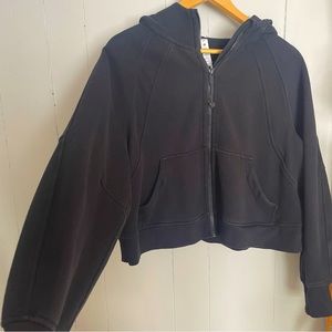 Lululemon scuba full zip hoodie in black m/l